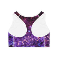 Purple Jewel Sports Bra