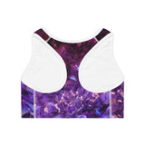 Purple Jewel Sports Bra