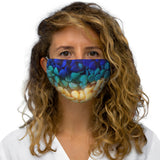 Green/Yellow Candy Snug-Fit Polyester Face Mask