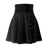 Black Waves Skater Skirt