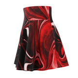 Ruby Paint Skater Skirt