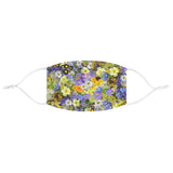 Floral Field Fabric Face Mask