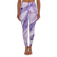Purple Oil Spandex Leggings