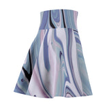 Lavender & Blue Oil Skater Skirt