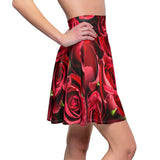 Red Rose Skater Skirt