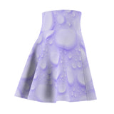 Lavender Water Mark Skater Skirt
