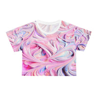Swirl Frosting Crop Tee
