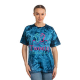 Navy Logo Tie-Dye Tee, Crystal