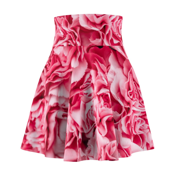 Dark Pink Carnation Skater Skirt