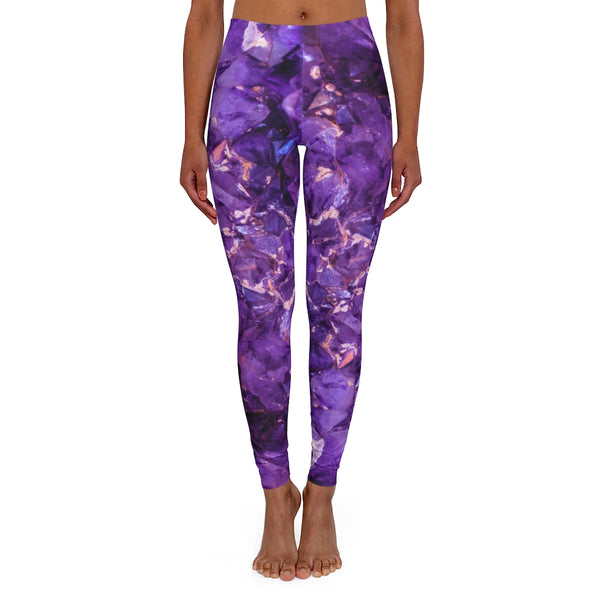 Purple Jewel Spandex Leggings