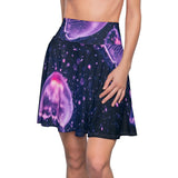 Purple Jellyfish Skater Skirt