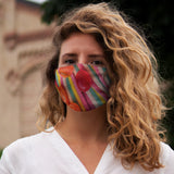 Taffy Candy Snug-Fit Polyester Face Mask