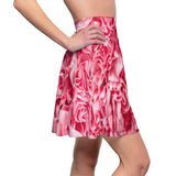 Dark Pink Carnation Skater Skirt