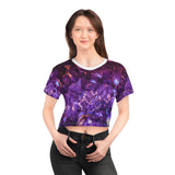 Purple Jewel Crop Tee