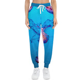 Pink & Blue Jellyfish Athletic Joggers (AOP)
