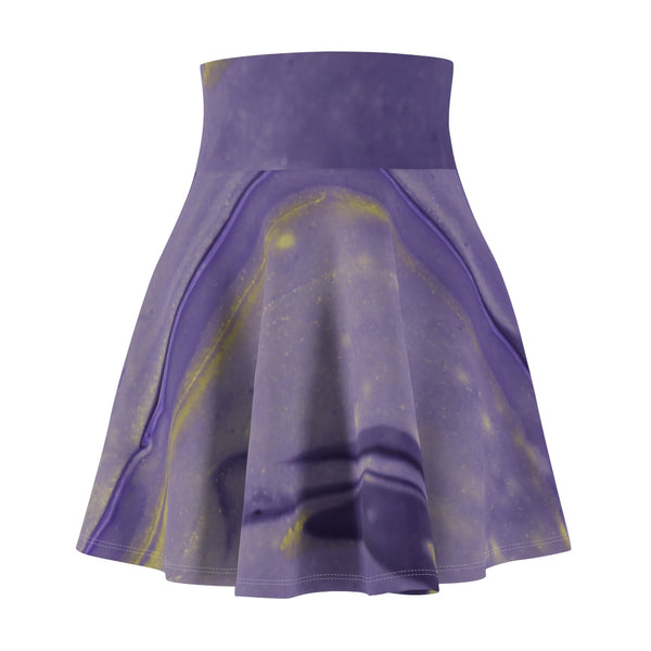 Purple & Gold Skater Skirt