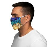 Green/Yellow Candy Snug-Fit Polyester Face Mask