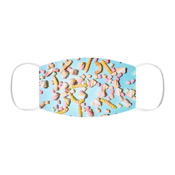 Teal Candy Snug-Fit Polyester Face Mask