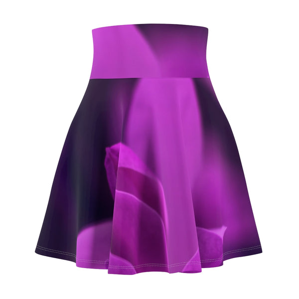 Purple Peddles Skater Skirt