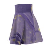 Purple & Gold Skater Skirt