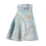 Blue Granite Skater Skirt