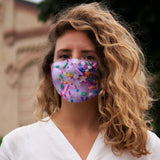 Pink Doughnut Snug-Fit Polyester Face Mask