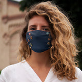 Navy Lollipop Snug-Fit Polyester Face Mask