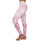 Pink Carnation Spandex Leggings