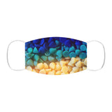 Green/Yellow Candy Snug-Fit Polyester Face Mask