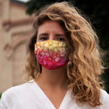 Yellow/Pink Candy Snug-Fit Polyester Face Mask