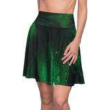 Royal Leaf Skater Skirt