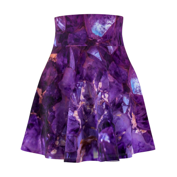 Purple Jewel Skater Skirt