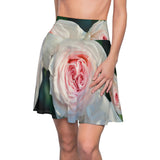 Pale Roses Skater Skirt
