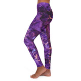 Purple Jewel Spandex Leggings