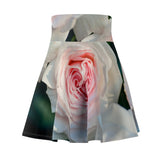 Pale Roses Skater Skirt