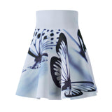 Butterfly Silhouette  Skater Skirt