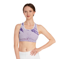 Purple Oil Sports Bra