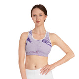 Purple Oil Sports Bra