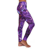 Purple Jewel Spandex Leggings