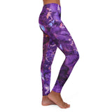 Purple Jewel Spandex Leggings