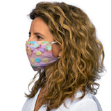 Candy Heart Snug-Fit Polyester Face Mask