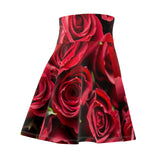 Red Rose Skater Skirt