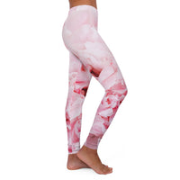 Pink Carnation Spandex Leggings