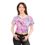 Swirl Frosting Crop Tee
