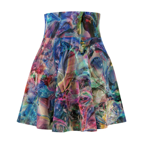 Rainbow Swirl Skater Skirt