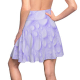 Lavender Water Mark Skater Skirt
