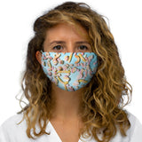 Teal Candy Snug-Fit Polyester Face Mask