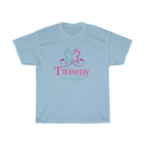 Light Blue Logo Heavy Cotton Tee