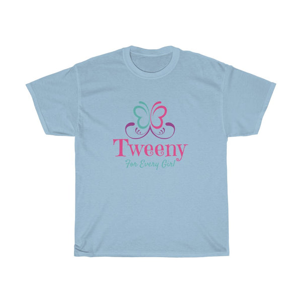 Light Blue Logo Heavy Cotton Tee