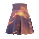 Purple Horizon Skater Skirt